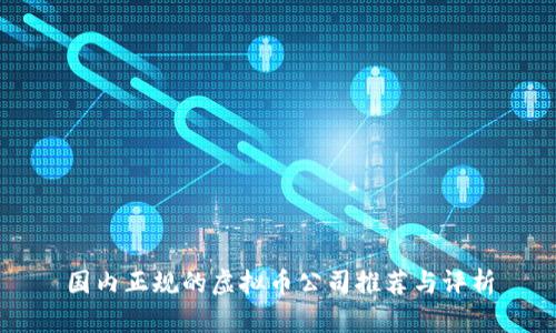 国内正规的虚拟币公司推荐与评析